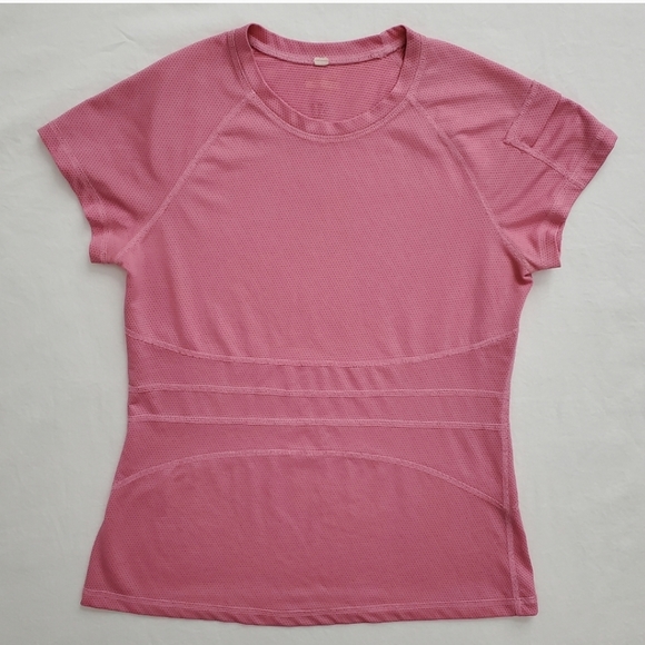 lululemon athletica Tops - Lululemon Wet Dry Warm Silverescent Short Sleeve